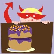 Treat stealing devil