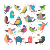 Cute Cartoon Birds N16