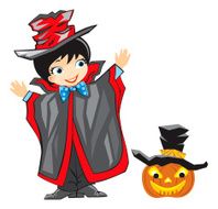 Funny boy in Halloween costume 3 N2