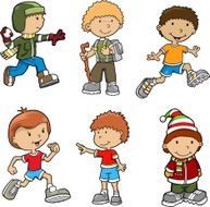 Kids playing Set
