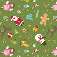 Seamless Christmas pattern N2