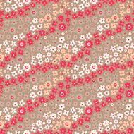 Seamless pattern with cute flowers N4