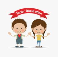 People design over white background vector illustration N3