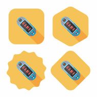 Handheld game flat icon with long shadow eps 10 N20
