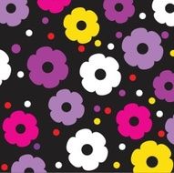 Vintage floral pattern