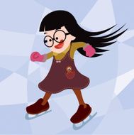 girl ice skate