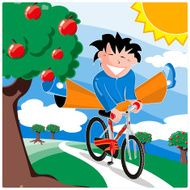 spring happy bike