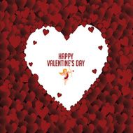 Valentine&rsquo;s Day heart frame