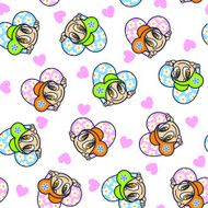 Pretty girl pattern N9