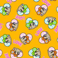 Pretty girl pattern N14