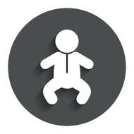 Baby infant sign icon Toddler boy symbol N16