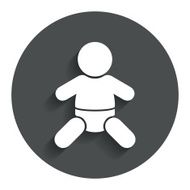 Baby infant sign icon Toddler boy symbol N18