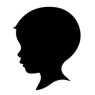 kid head silhouette