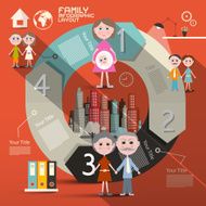 Infographics Layout with Family Members