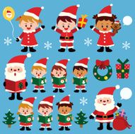 kids enjoying Christmas time