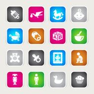 Multicolor Icons - Baby