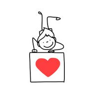 hand drawing abstract cartoon party N2