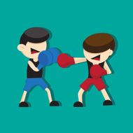Boxing Cartoon N10