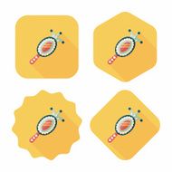Mirror toy flat icon with long shadow eps10 N13