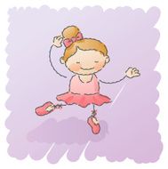scribbles ballerina
