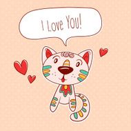 Kitty in love
