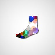 Abstract illustration on sock N5