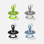 realistic design element soother N16