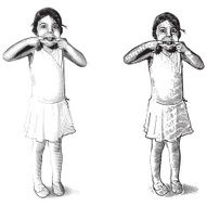 Ballerina Making Funny Face