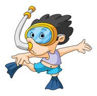 kid diving N2
