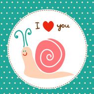 Snail in love