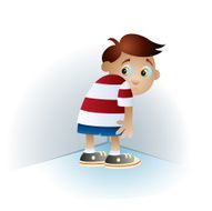 Bad Boy Punished Cartoon
