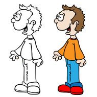 Little Boy Standing N2