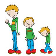 little boy grow