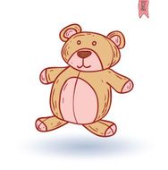 Teddy bear vector illustration N2