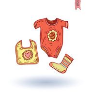 baby clothing vector illustration