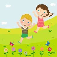 Kids Running N8