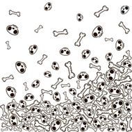 Skulls background