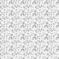 doodle pattern Seamless background N3