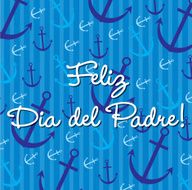 Nautical theme Father&#039;s Day Card in vector format