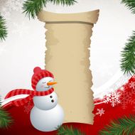 Vector Christmas Greeting Card N5