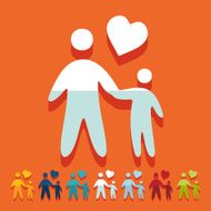 Flat design family N12