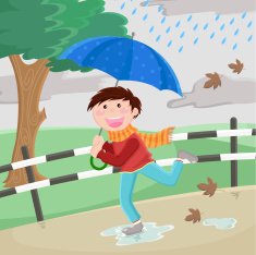 Boy in the rain N2