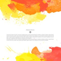 Vector watercolor template N28