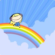 Rainbow girl
