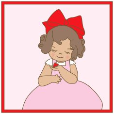 Vintage Valentine Child