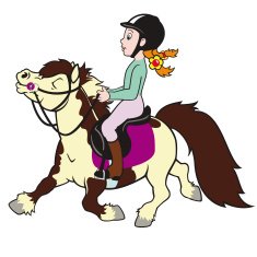 Girl Riding Pony N4