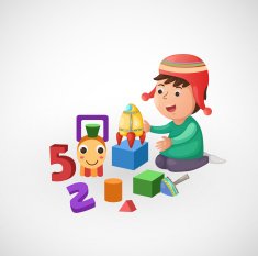 children play with toy