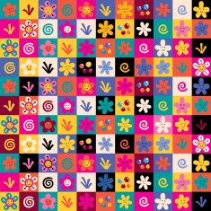 Sweet flowers pattern
