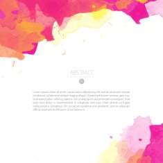 Vector watercolor template N29