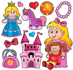 Collection with toys theme 1